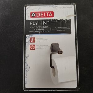 Delta Flynn Oil Rubbed Bronze Wall Mount  Toilet Paper Holder
